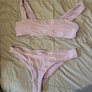 Purple bikini set